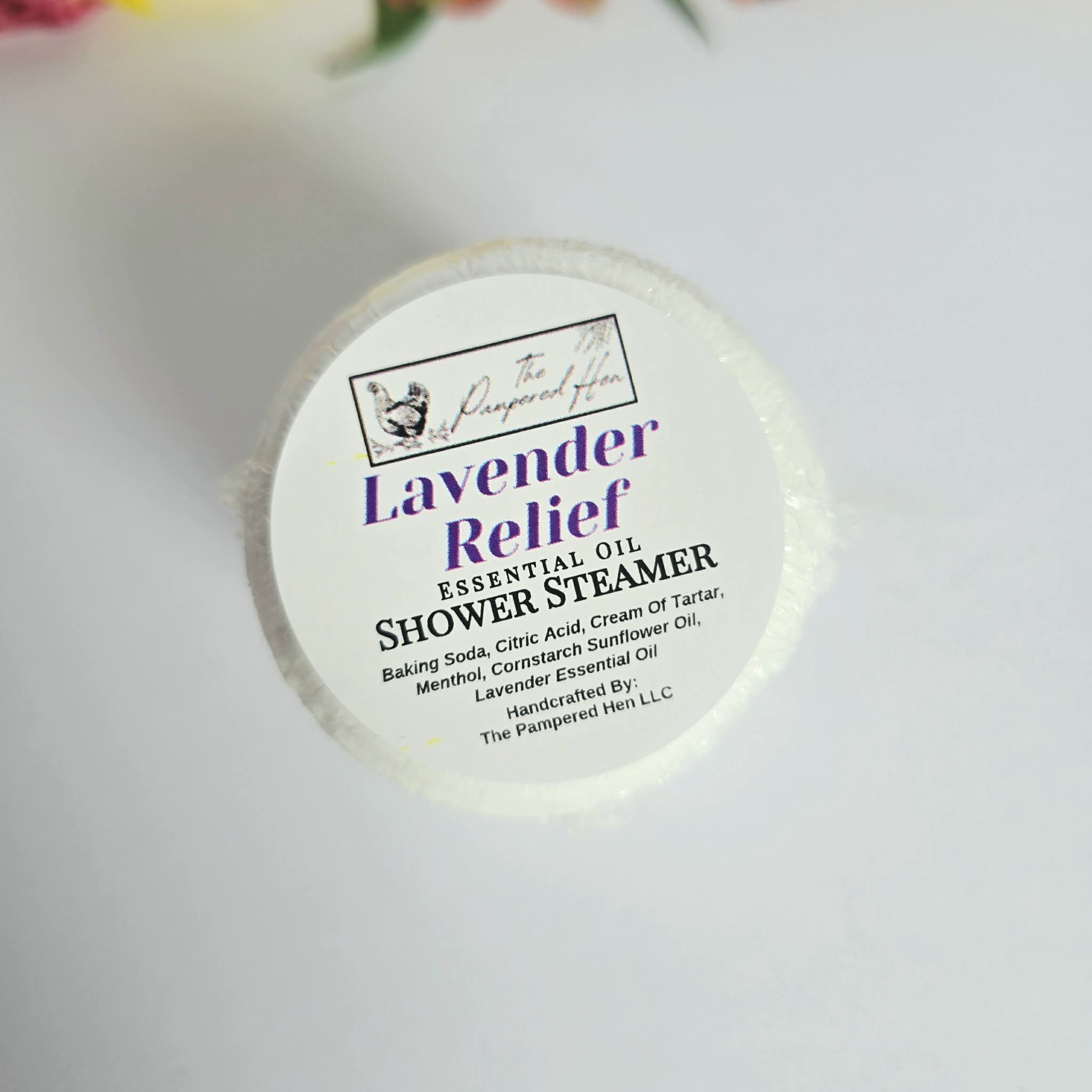 Lavender Essential Oil Shower Steamer